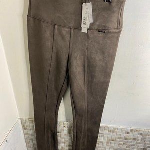 Hazy Taupe suede like leggings-Tahari (New-Sz XS)